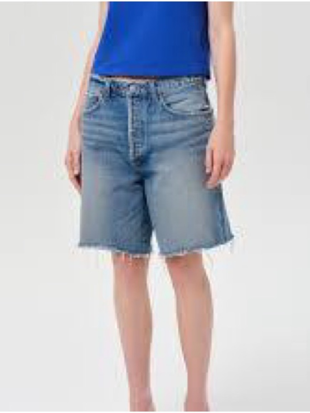 MAKE AN OFFER ABERCROMBIE & Fitch Denim Bermuda Mom Indra Agolde Shorts